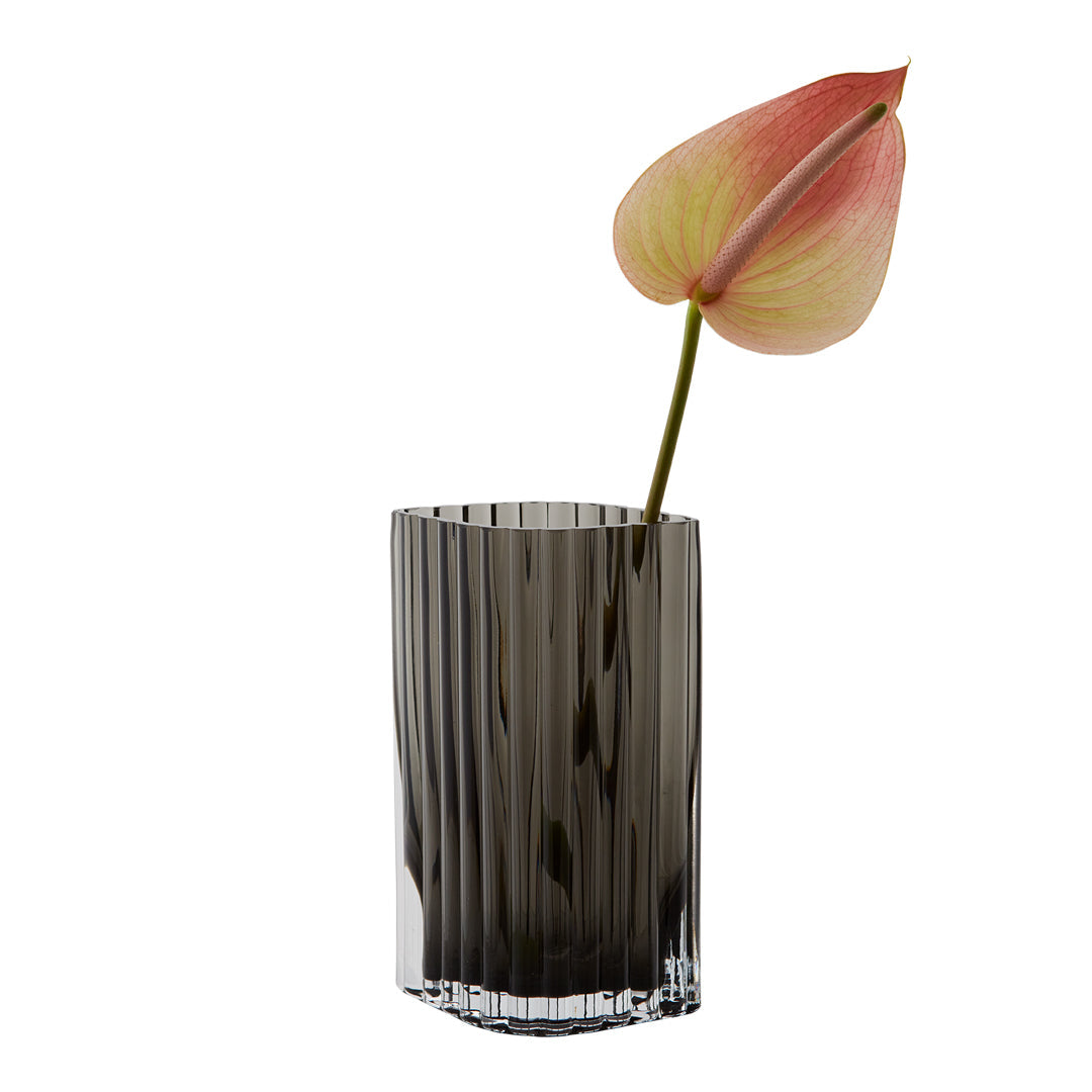 Folium Vase Set of 4 - Small Ceramic Flower Vases for Home Decor, Wedding Centerpieces & Tabletop Arrangements