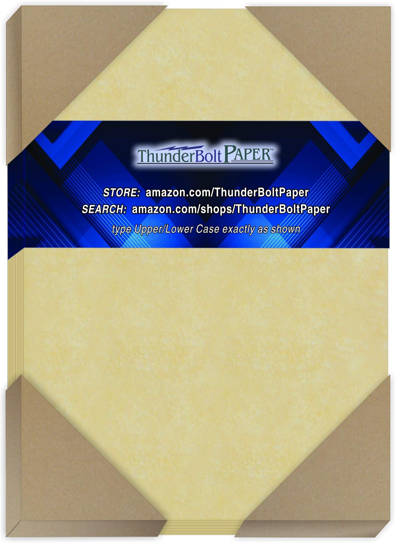 300 Gold Parchment Paper Sheets - 5