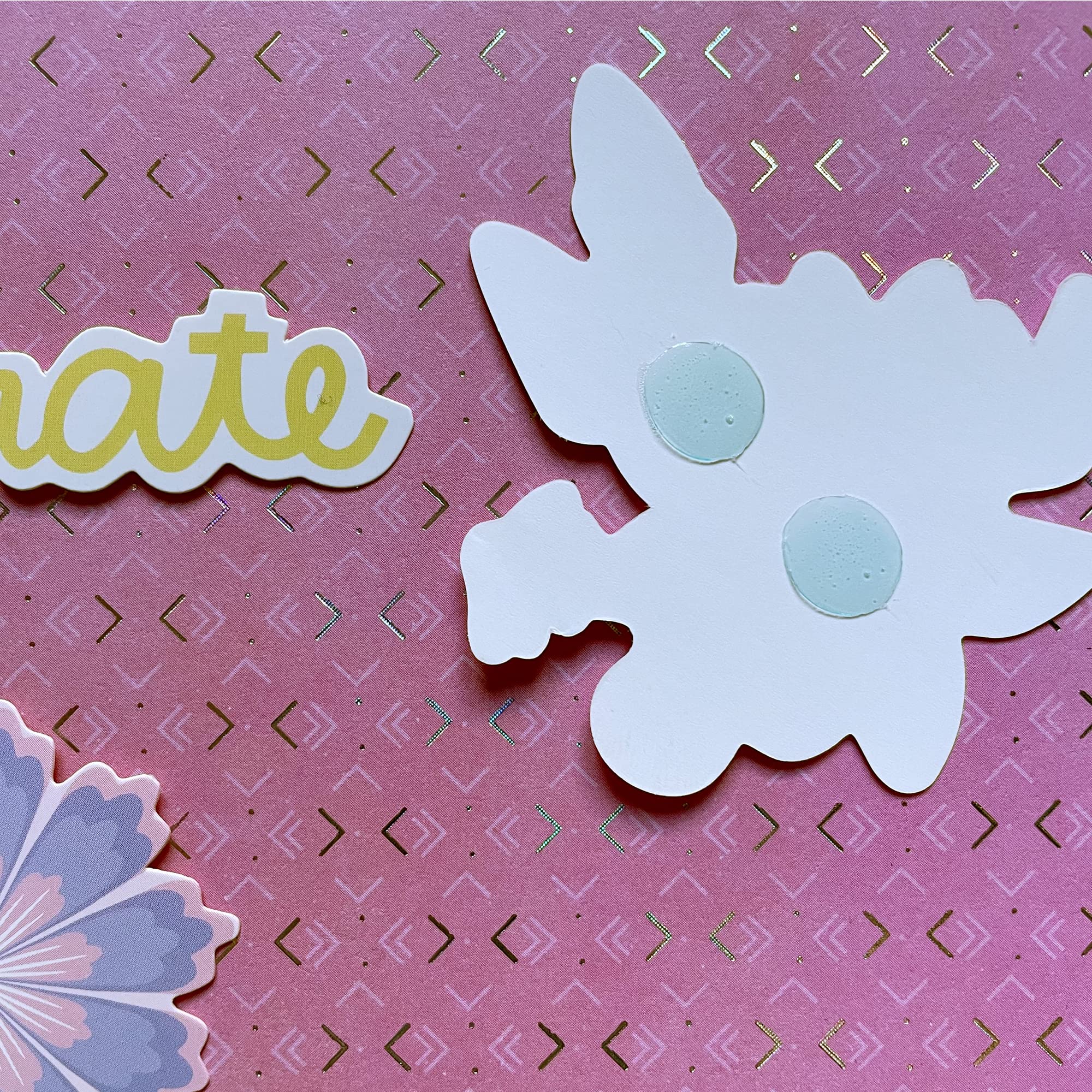 Permanent Glue Dots - Double-Sided Adhesive Dots 3/8