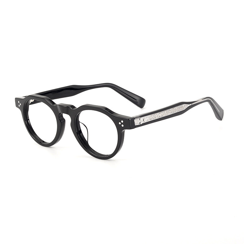 Galen Acetate Round Eyeglass Frames - Lightweight & Durable Acetate Glasses for Men & Women - Perfect for Reading, Work, and Everyday Use