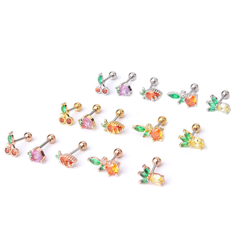20G Cartilage Stud Earrings - Surgical Steel Body Jewelry for Helix, Tragus & Conch Piercings | Hypoallergenic & Comfortable for Daily Wear | HSPJ647