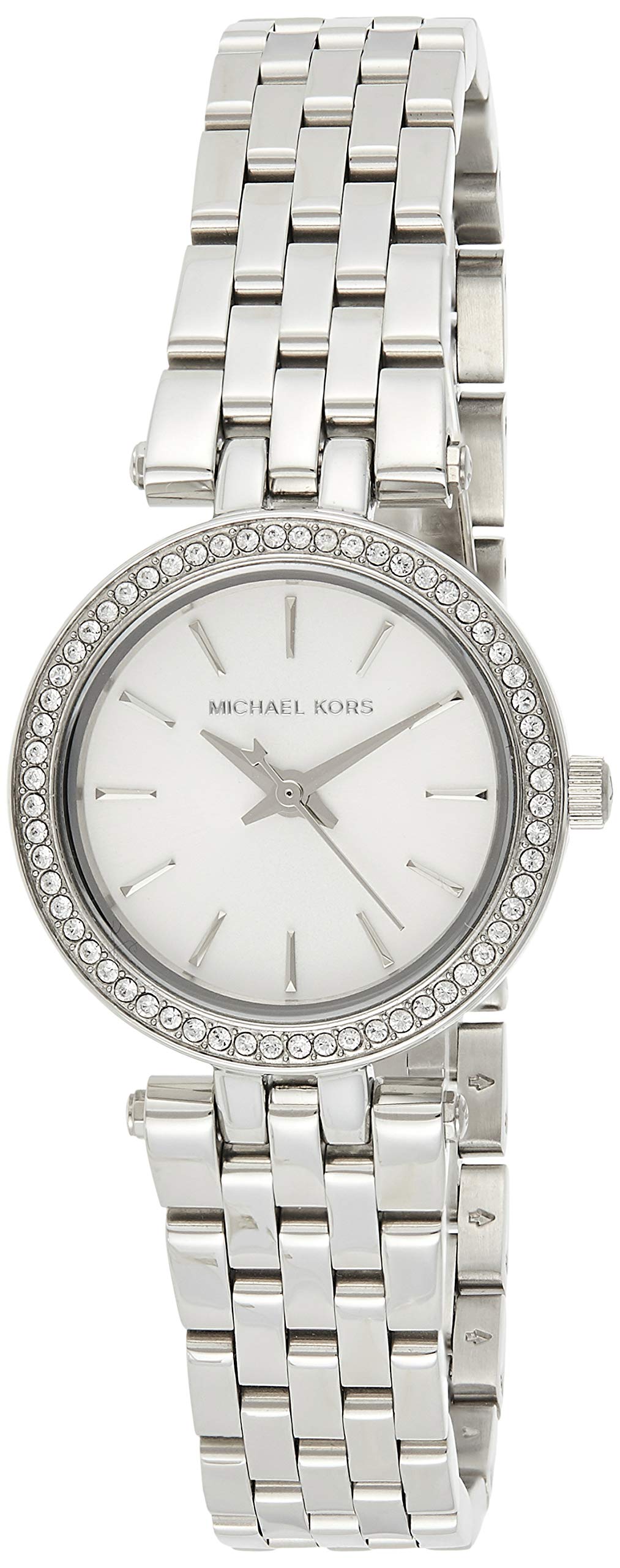 Michael Kors Darci Women's Crystal Bezel Watch - Elegant Three-Hand Quartz Movement Wristwatch for Women | Perfect for Office, Party & Everyday Wear