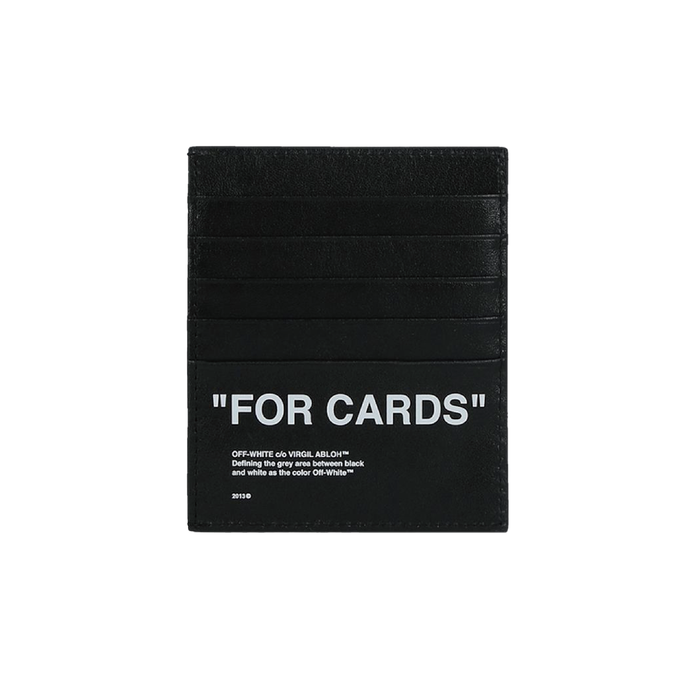 OFF WHITE 2020 Spring Summer Quote Cardholder - Slim Wallet for Men & Women - Perfect for Everyday Use, Travel, and Business