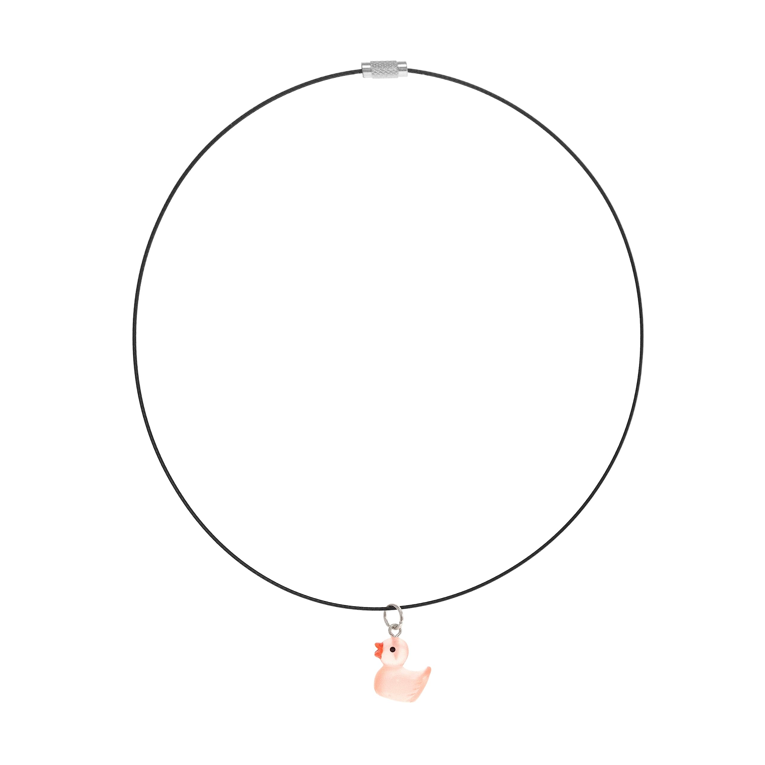 Pink Rubber Duck Necklace - Ducky Charm Pendant Jewelry for Programmers & Debugging | Cute Duckling Gift for Women in Tech | Perfect for Coding, Debugging & Tech Enthusiasts
