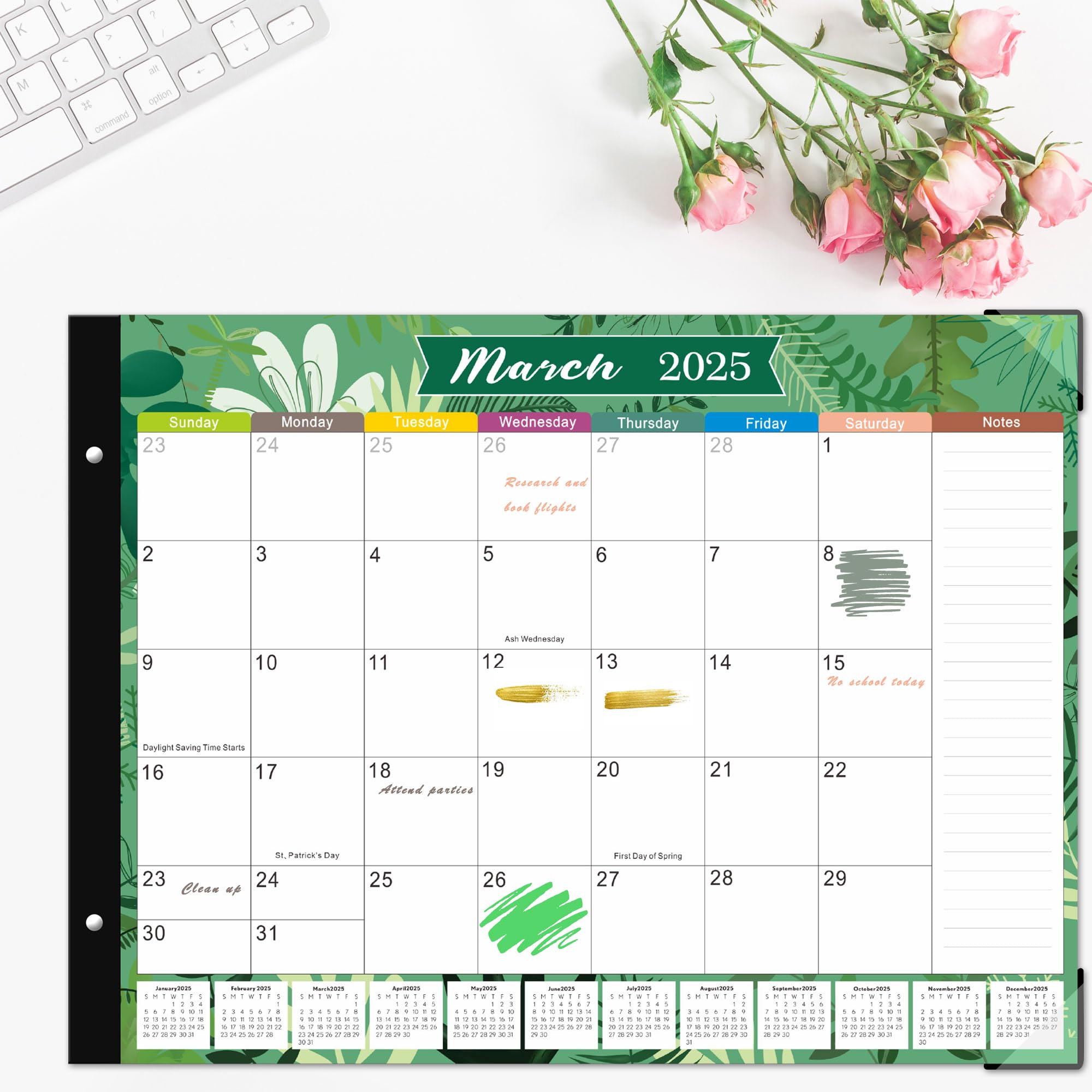 2025-2026 Large Desk Calendar - 22