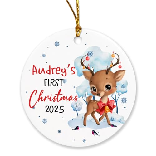 Sika Deer First Christmas Ornament