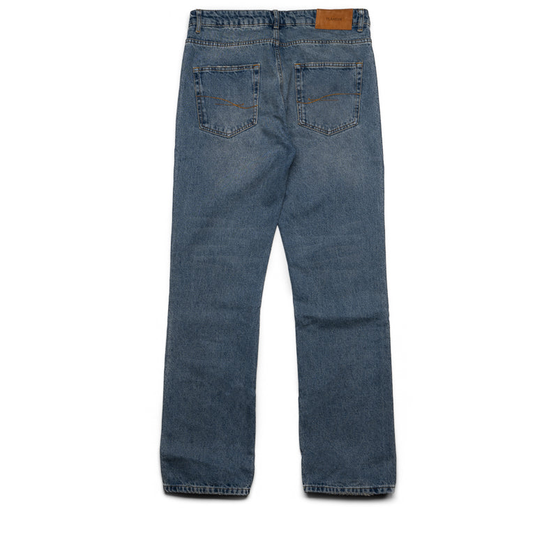 Flaneur Straight Leg Jeans for Women - Classic Blue Denim Pants for Casual Wear & Everyday Outfits
