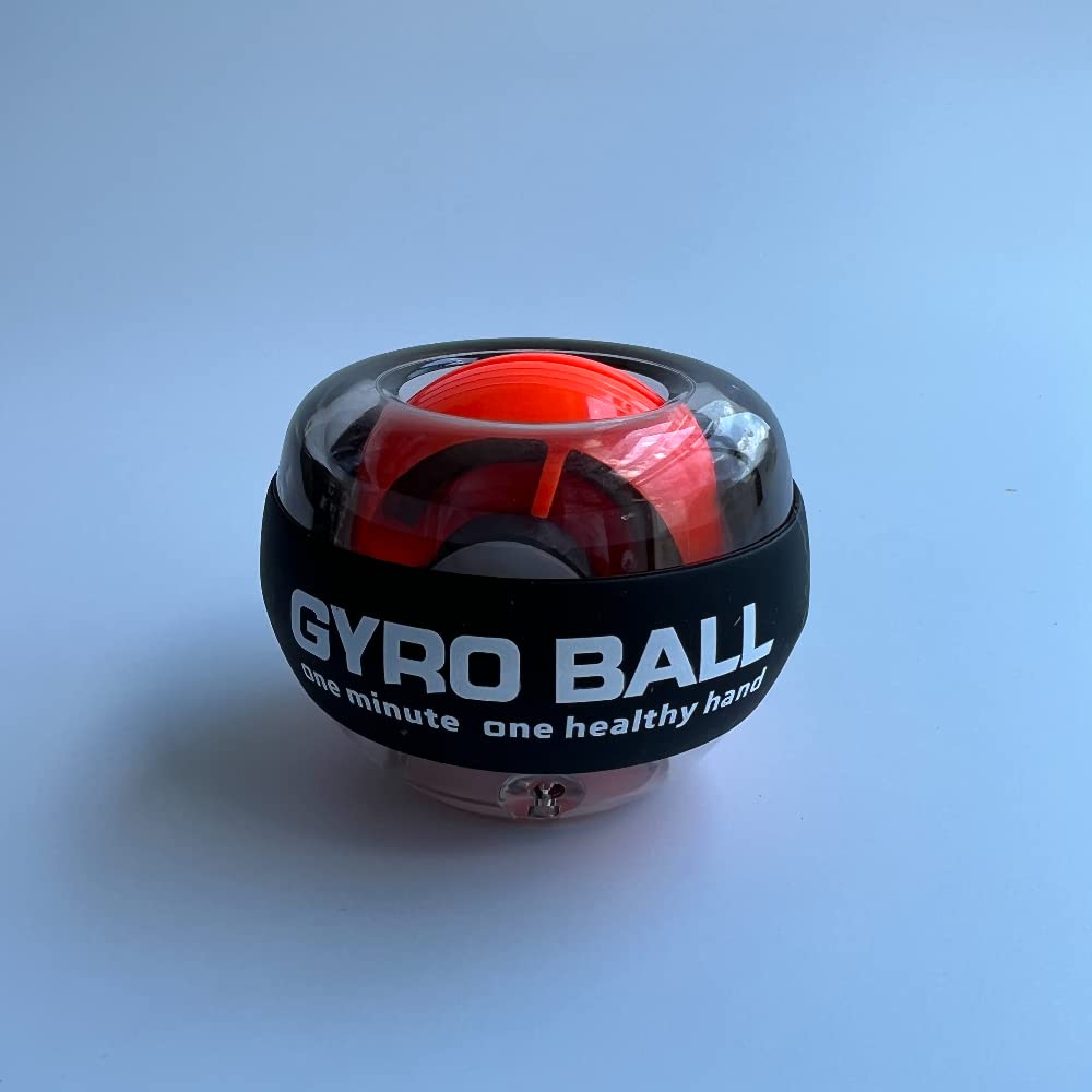 Power Wrist Ball Gyro Hand Grip Strengthener - Forearm & Wrist Exerciser for Strength Training, Physical Therapy & Carpal Tunnel Relief - Perfect for Athletes, Gamers & Office Workers