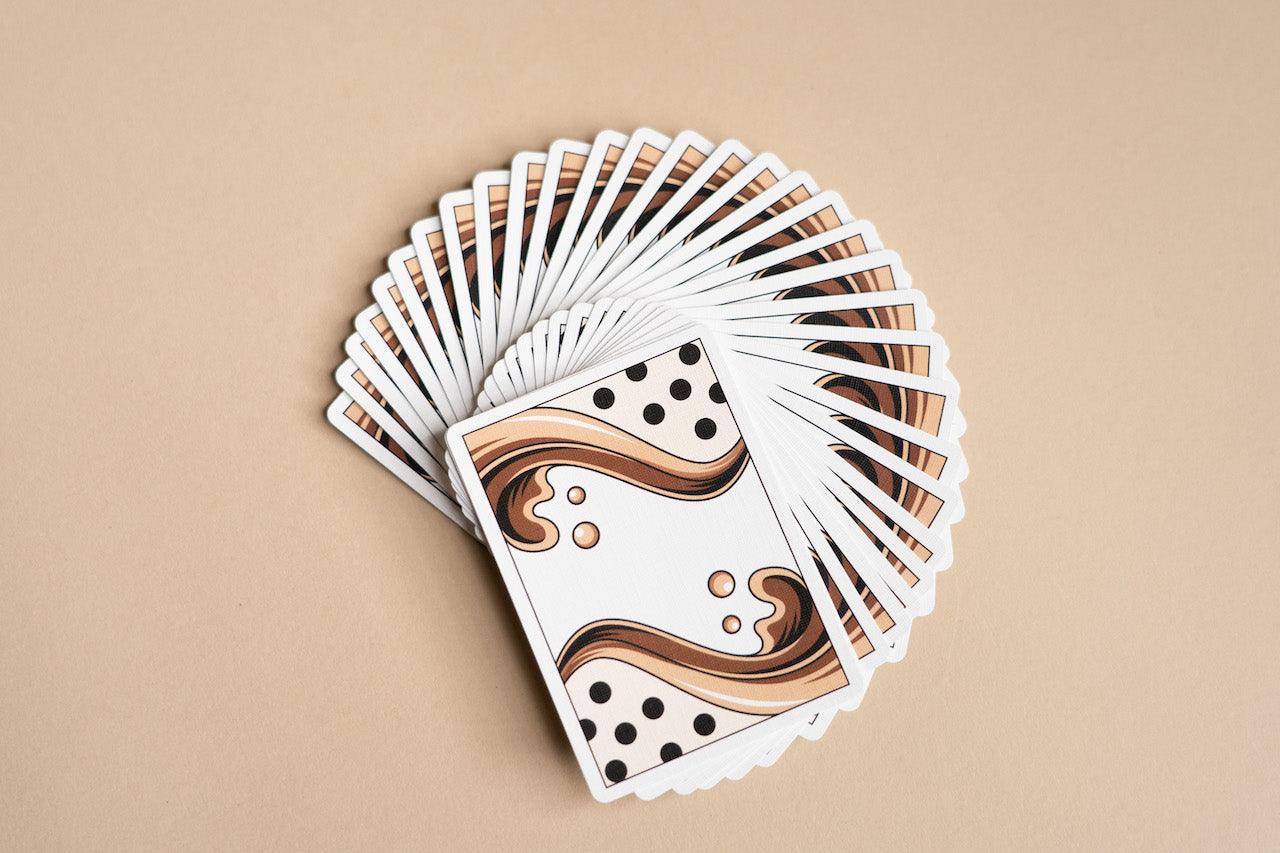 Premium Boba Tea Themed Playing Cards - 52 Deck with Unique Bubble Tea Designs | Perfect for Game Nights, Parties, and Gifts