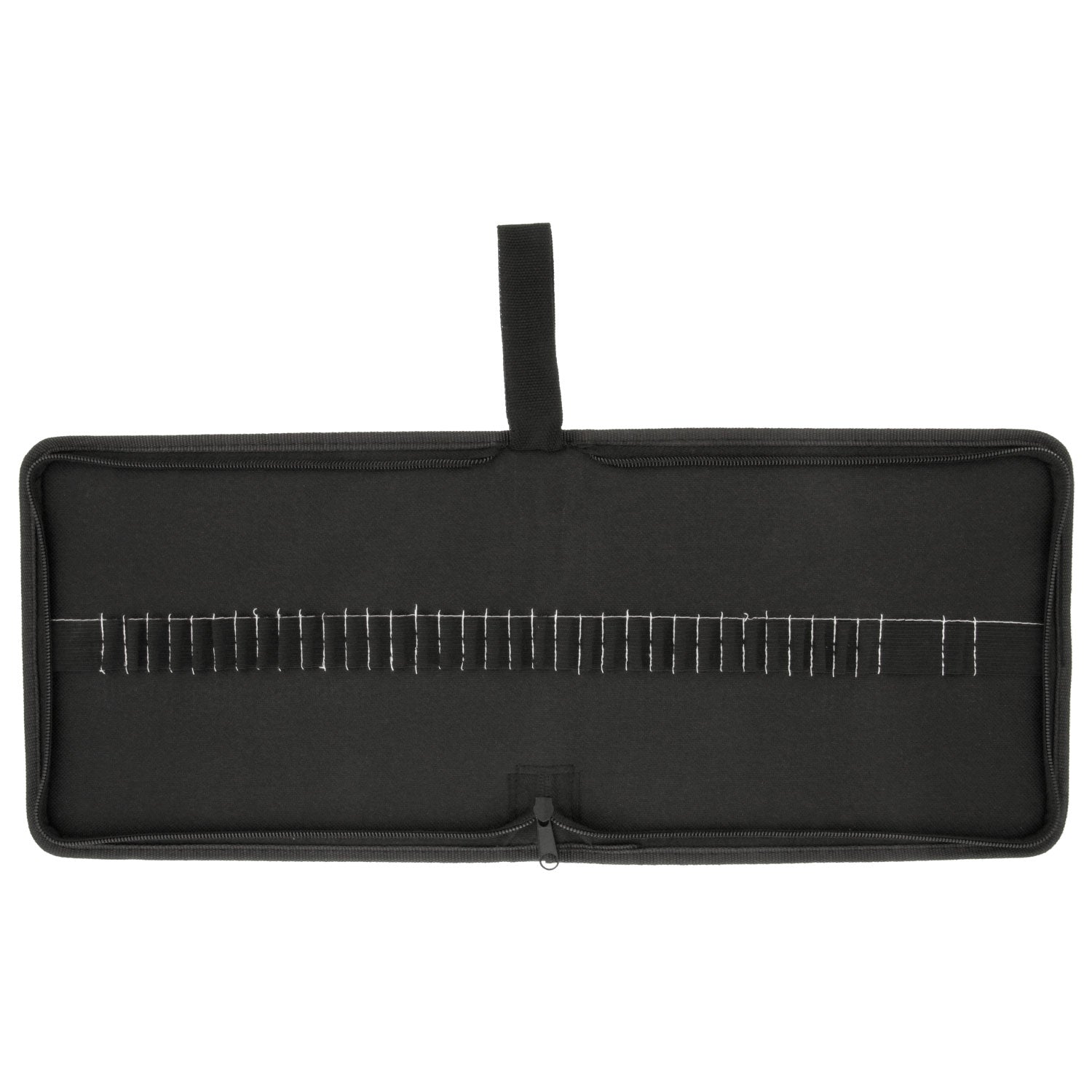 Premium Canvas Zippered Pencil Wrap Holder - 36 Pockets Portable Artist Organizer for Drawing Tools, Pens, Erasers | Lightweight Sketch Caddy for Travel, School & Studio Art Supplies Storage
