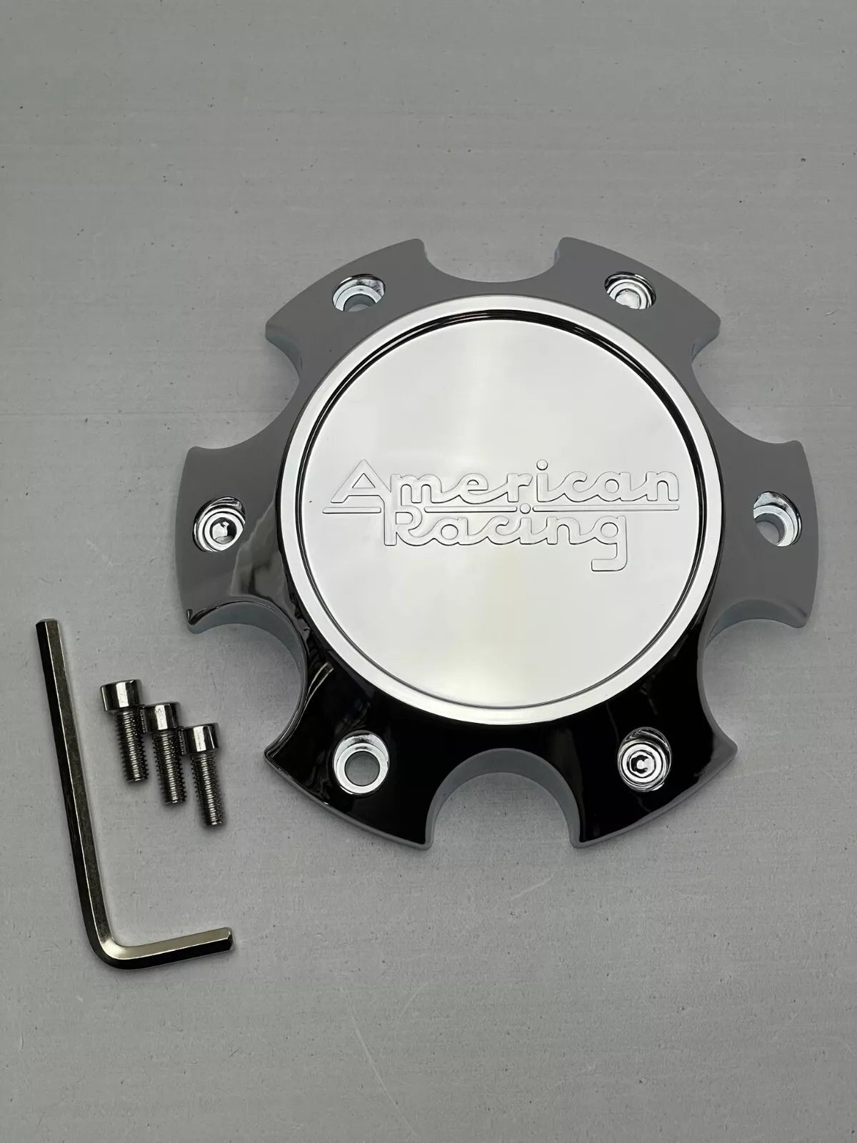 AR Cap Bolt On Wheel Spacers (Chrome/Black) 6x135/5.5 Bolt Pattern - Perfect for Ford Trucks & Off-Road Vehicles