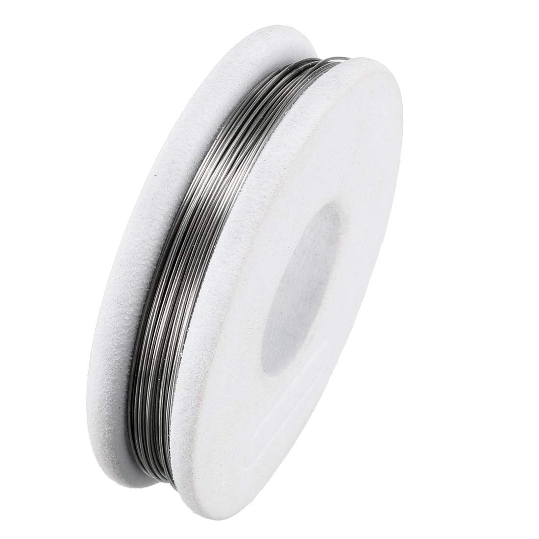 Heat Resistant 28 Gauge Wire Wrapping - 25ft Electronic Coil for DIY Heating Resistors, Circuits & Jewelry Making - Perfect for Electronics Projects, Home Repairs and Crafting