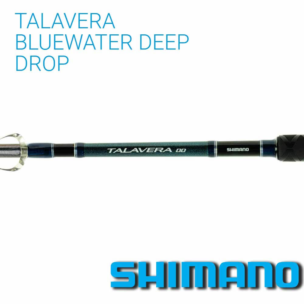 Shimano Talavera Bluewater Deep Drop Fishing Rods - Saltwater Offshore Trolling & Bottom Fishing for Big Game Fish