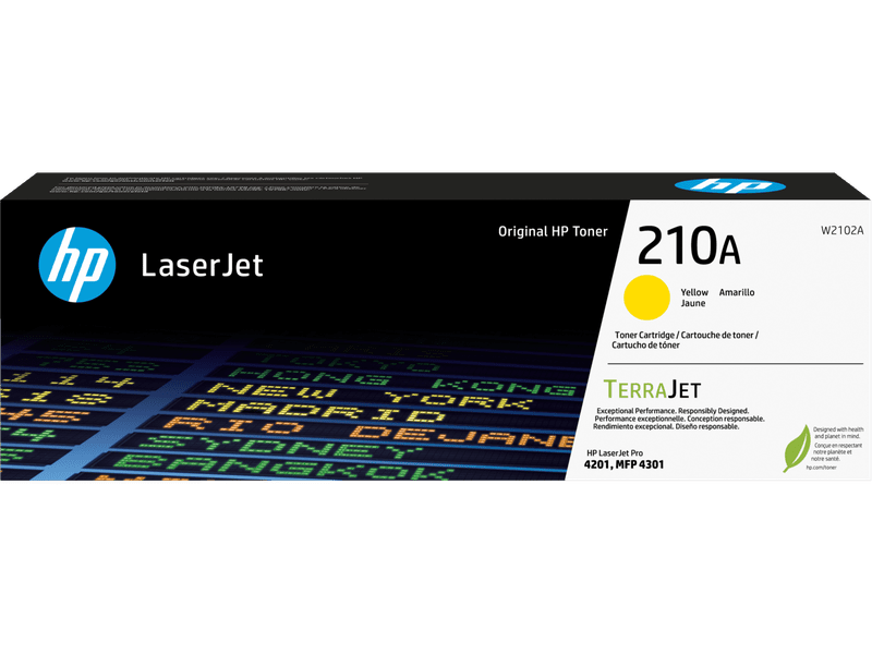 Original HP 210A Yellow Toner Cartridge (42014301) - Compatible with HP LaserJet Pro M404, M405, M428 Printers | High-Yield Printing for Office & Home Use