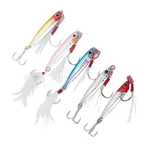 Premium Metal Iron Plate Fishing Lures - Durable Hard Bait for Bass, Trout & Freshwater Fish | Ideal for Casting, Trolling & Shore Fishing