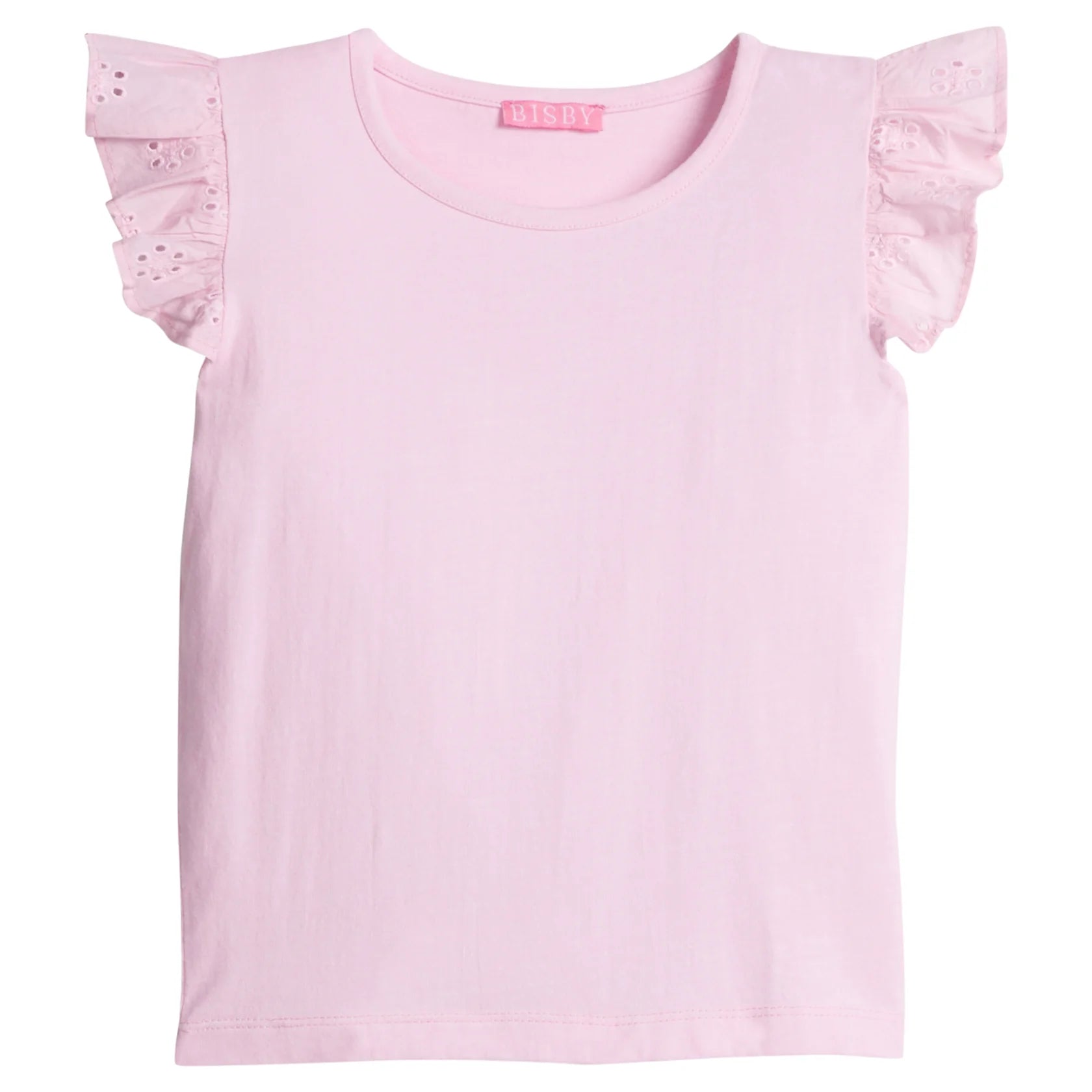 Pink Eyelet Tank Top for Women - Floral Lace Trim Summer Blouse - Perfect for Beach, Vacation & Casual Outfits