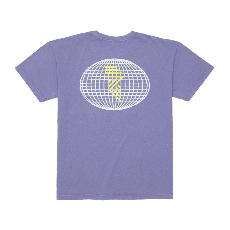 Heavy 'R' Globe Graphic Tee - Heron Print Casual T-Shirt for Men | Streetwear Fashion & Everyday Wear