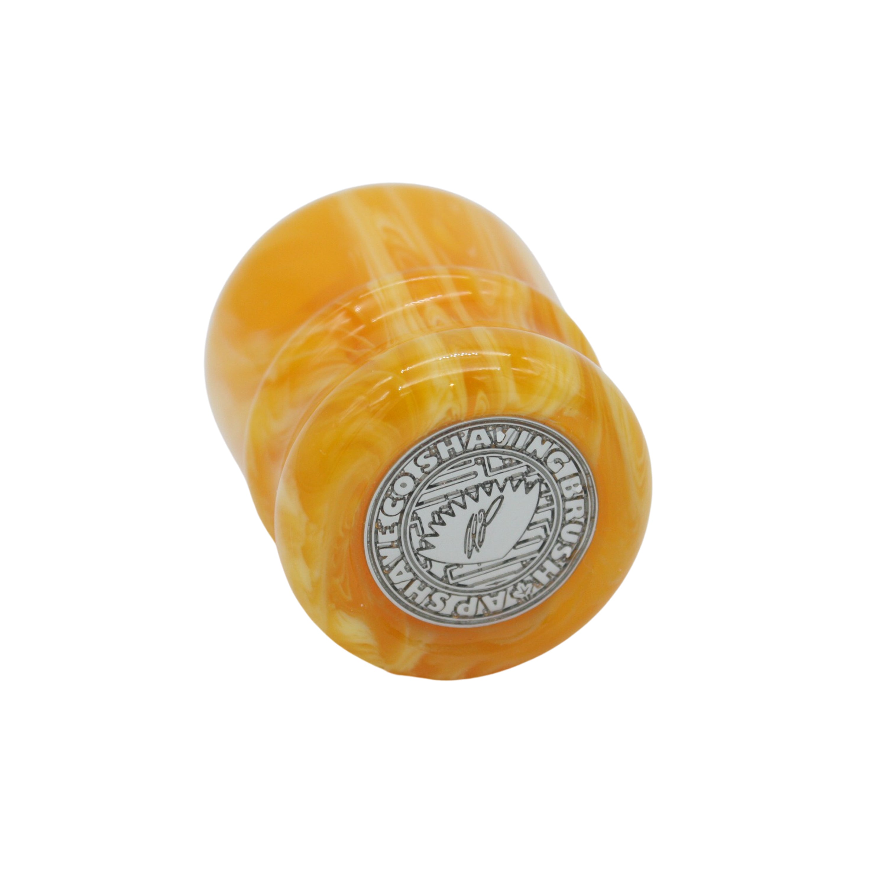 Premium Amber Handcrafted Shaving Brush Handle for 24mm & 26mm Knots - Luxury Wet Shaving Accessory for Men's Grooming & Beard Care Routine