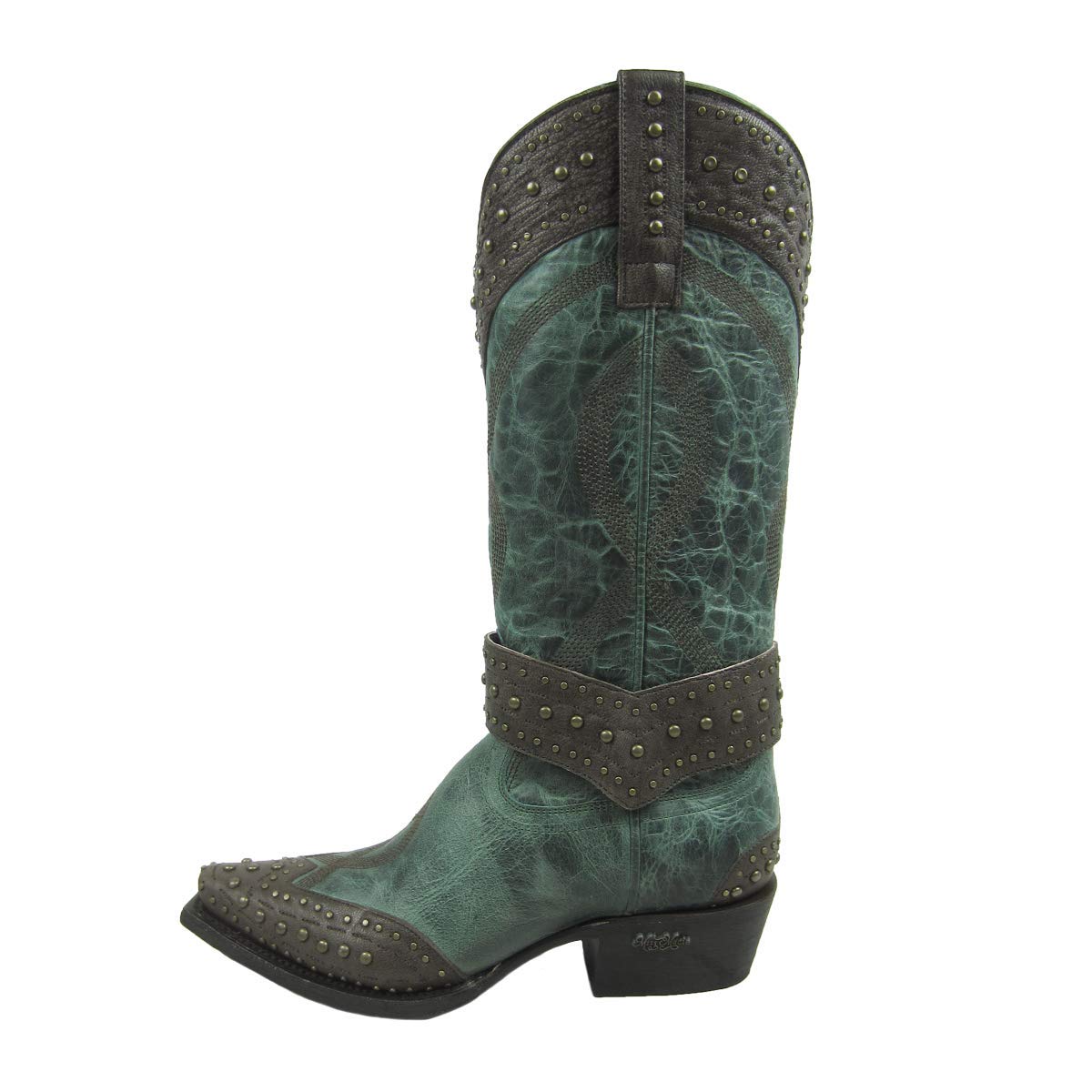 Women's Western Cowgirl Boots U6000-01 - Stylish Leather Ankle Boots for Country Dancing, Rodeo & Casual Wear
