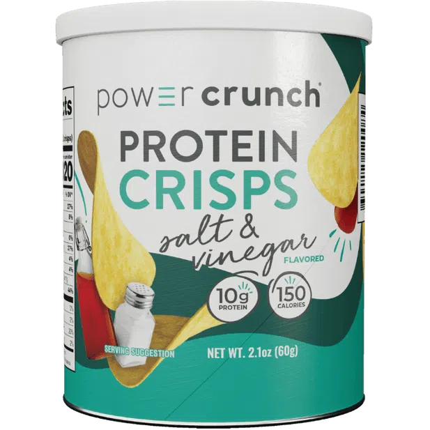 Power Crunch Protein Crisps - High Protein Snack Bars for Energy & Muscle Recovery - Perfect for Gym, Hiking & On-the-Go Nutrition