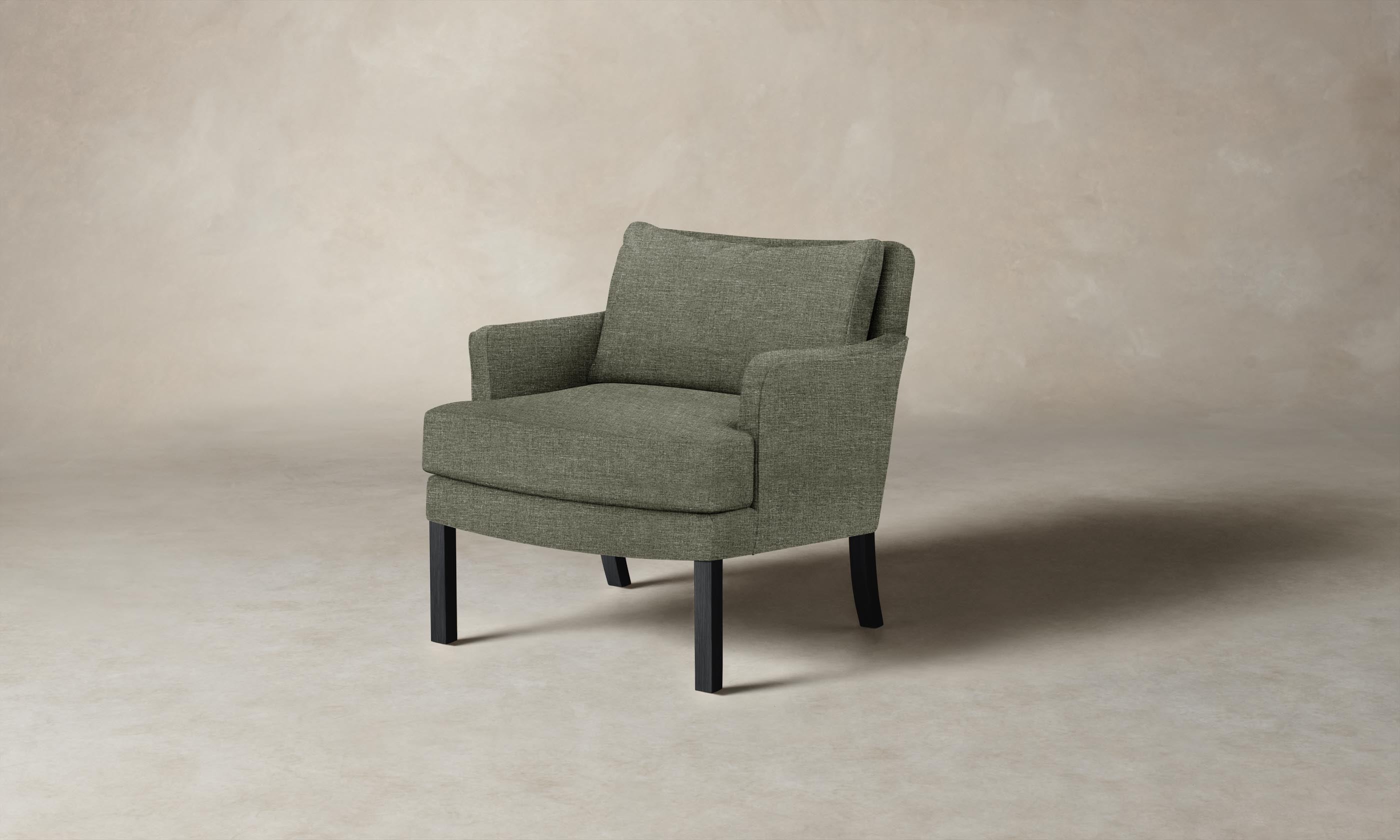 The Kaye Chair - Heritage Belgian Linen Thyme Upholstered Dining Chair | Elegant Home Decor for Dining Room, Kitchen & Office