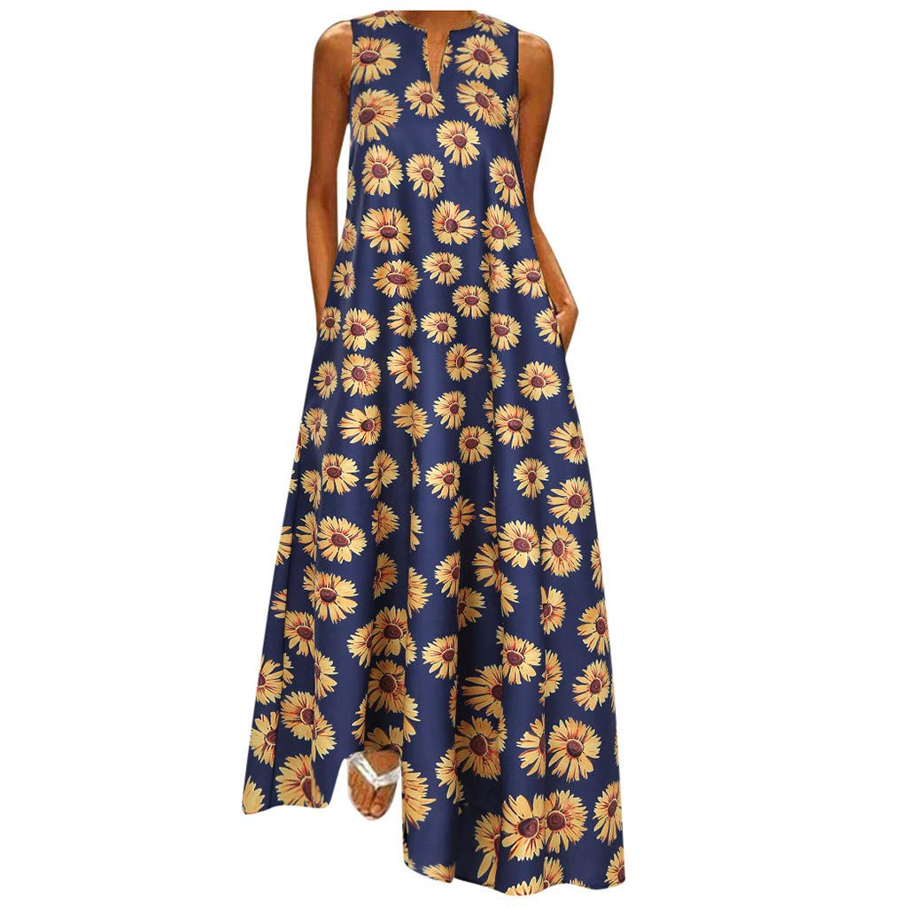 Smooto Women's Floral Wrap Dress - Short Sleeve V-Neck High Waist Mini Dress for Beach, Wedding Guest & Formal Occasions | Plus Size Bodycon Dress in Navy Blue (Size 5X) | Perfect for Summer Vacations, Bridal Showers and Cocktail Parties