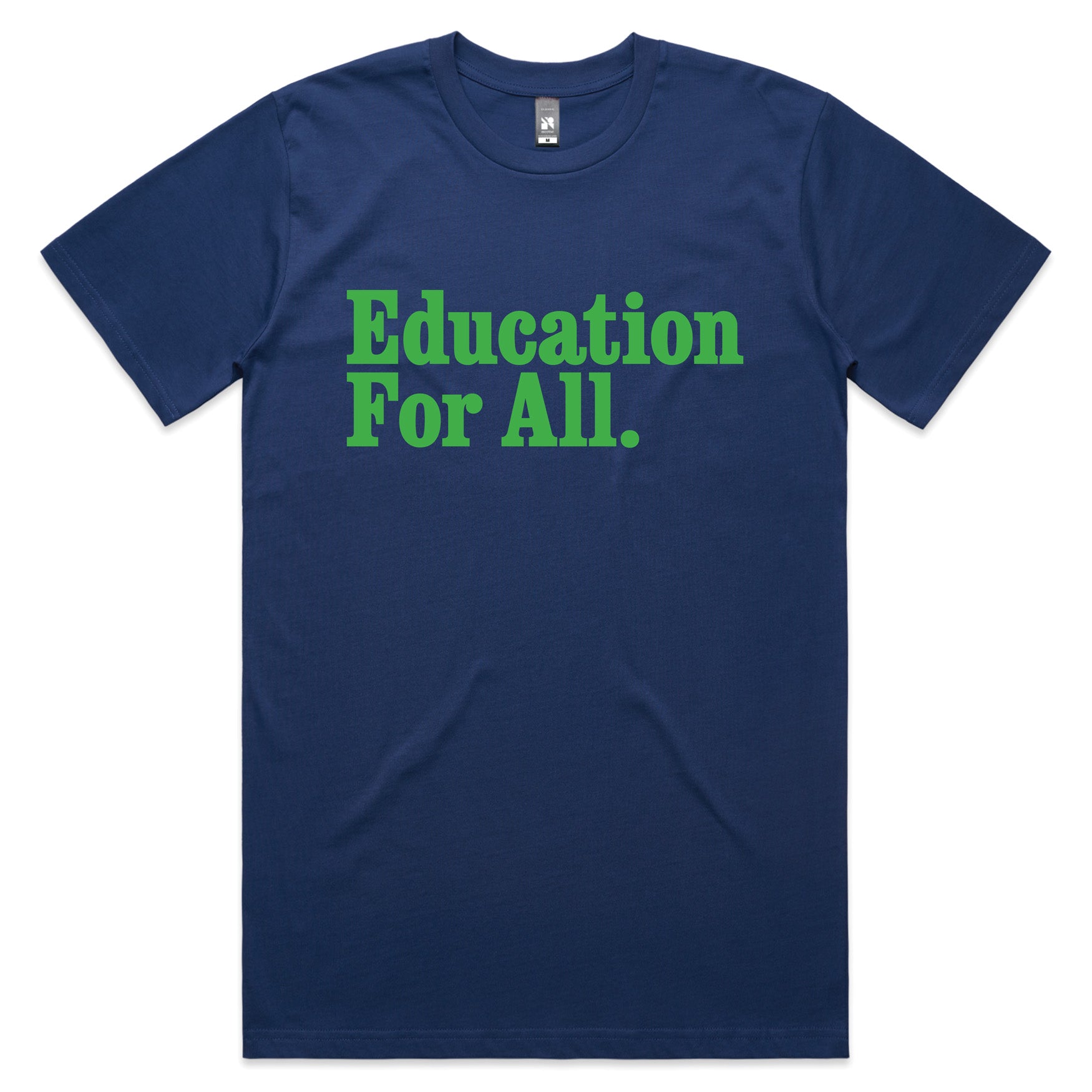 Education For All T-Shirt - Unisex Cotton Tee for Students, Teachers & Activists - Perfect for School, Protests & Awareness Events
