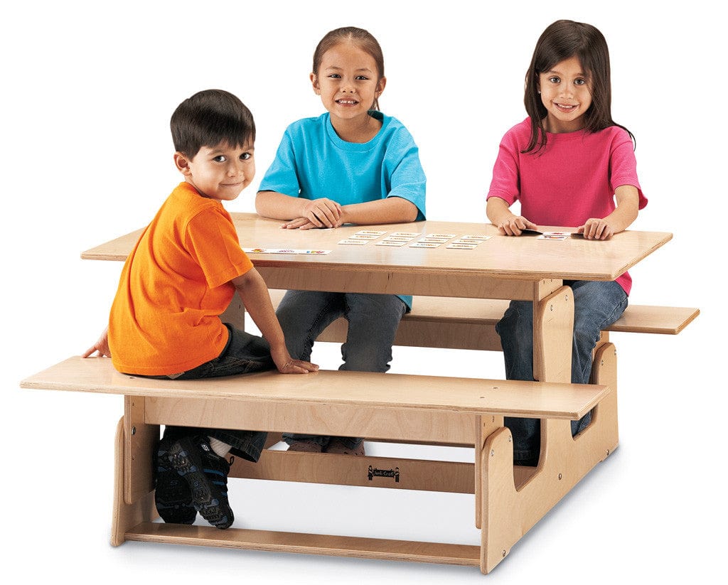 Outdoor Picnic Table - Durable & Portable Folding Table for Camping, Beach, Backyard, and BBQ Parties - Perfect for Family Gatherings and Outdoor Dining