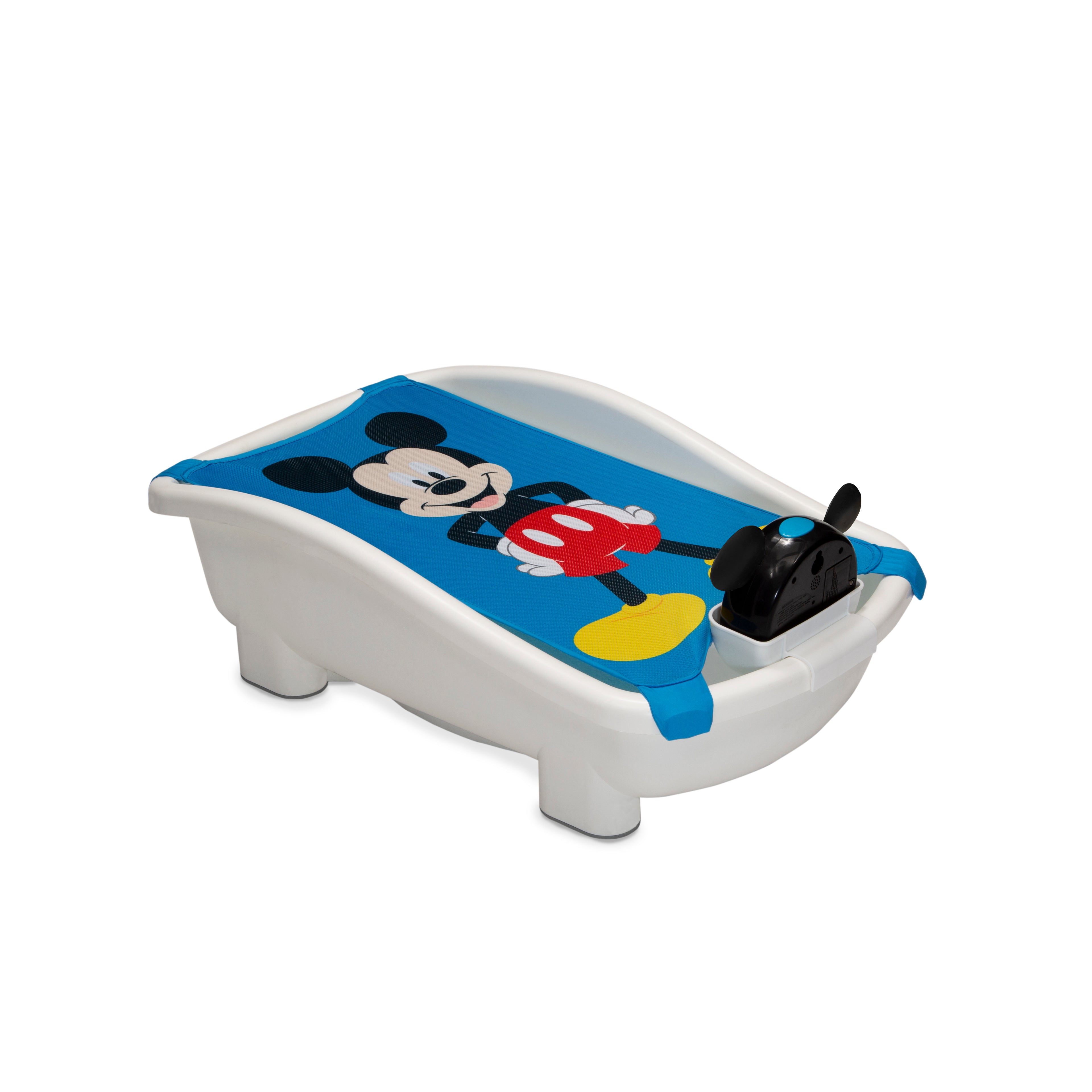 Disney Mickey Mouse My First Bubble Bath – 3-in-1 Newborn to Toddler Baby Bathtub with Sling & Bubble Blower | Safe & Fun Bath Time for Infants & Toddlers | Perfect for Home, Nursery & Travel Use