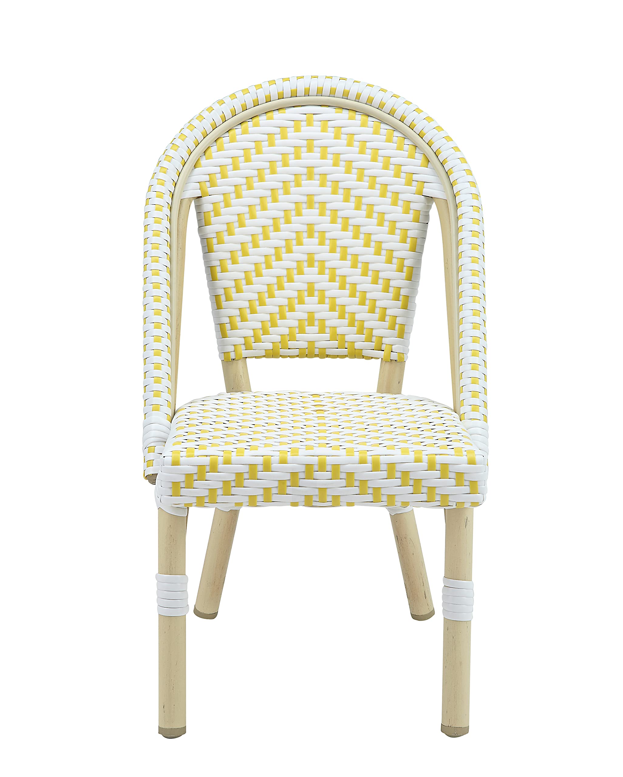 Kids Outdoor Table and Chair Set - All-Weather Durable Children's Furniture for Garden, Pool, Lawn & Backyard - Yellow Play Set for Outdoor Activities, Picnics and Playdates