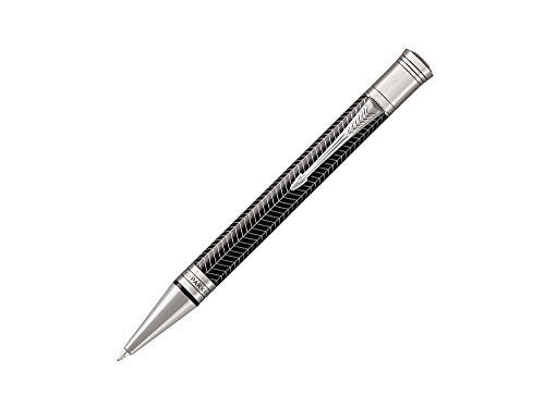 black chevron - ruthenium trim