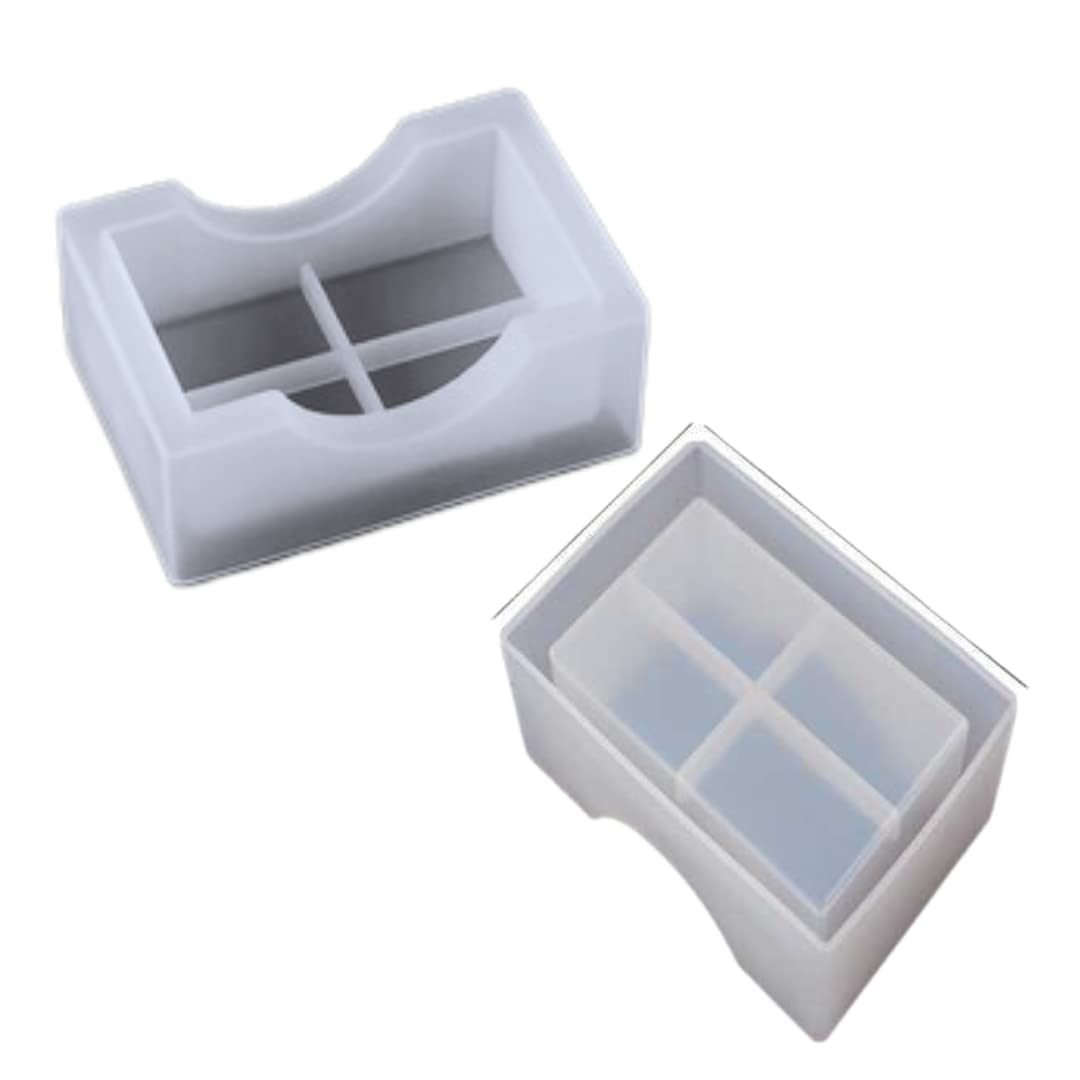 Premium 3D Resin Silicone Mold for DIY Crafts - Art, Soap, Chocolate, Candle Making - Multi-Purpose Ash Tray & Coaster Mold - Perfect for Home Decor, Gift Making & Creative Projects