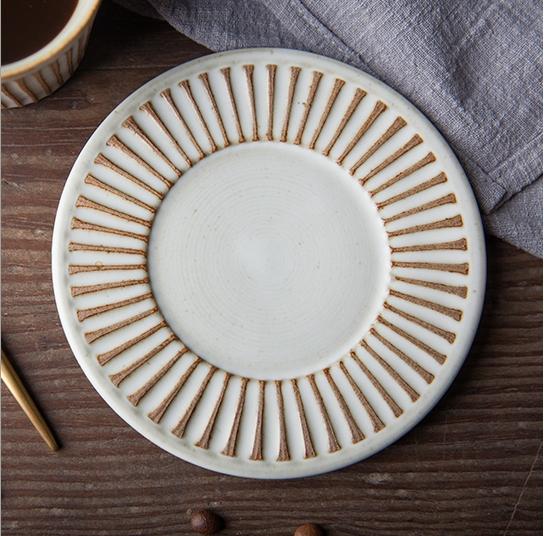 Premium Porcelain Breakfast Milk Cups & Latte Coffee Mugs Set - Elegant Tea Cups with Saucers for Cappuccino, Espresso & Hot Beverages - Perfect for Home, Office & Cafe Use