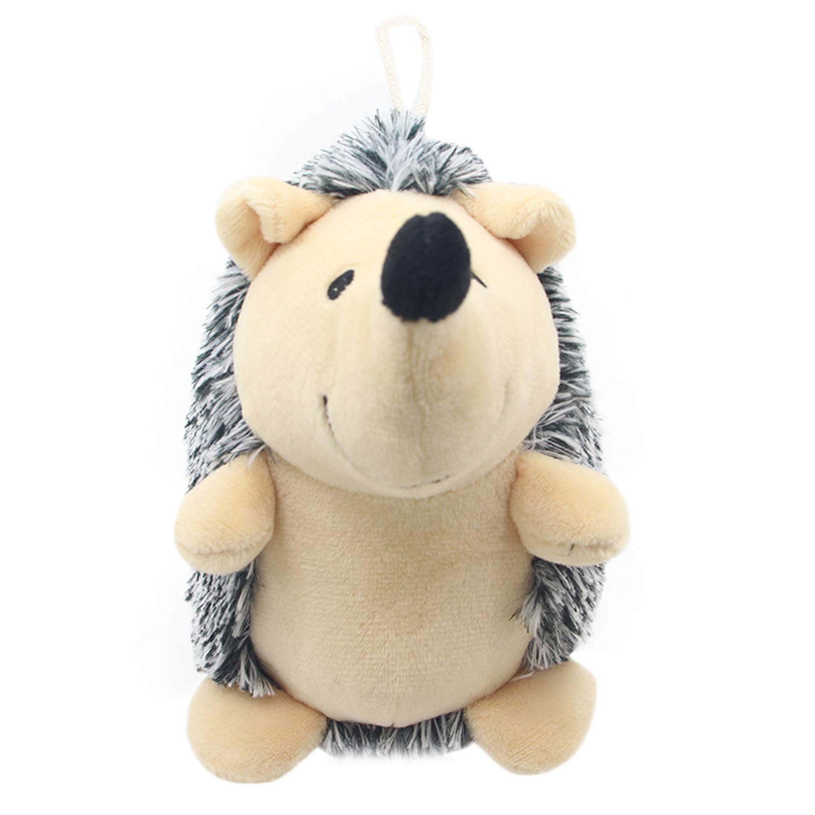 Durable Plush Squeaky Dog Toys for Aggressive Chewers - Interactive Hide & Seek Chew Toy for Small Dogs & Puppies - Cute Hedgehog Design for Indoor & Outdoor Playtime
