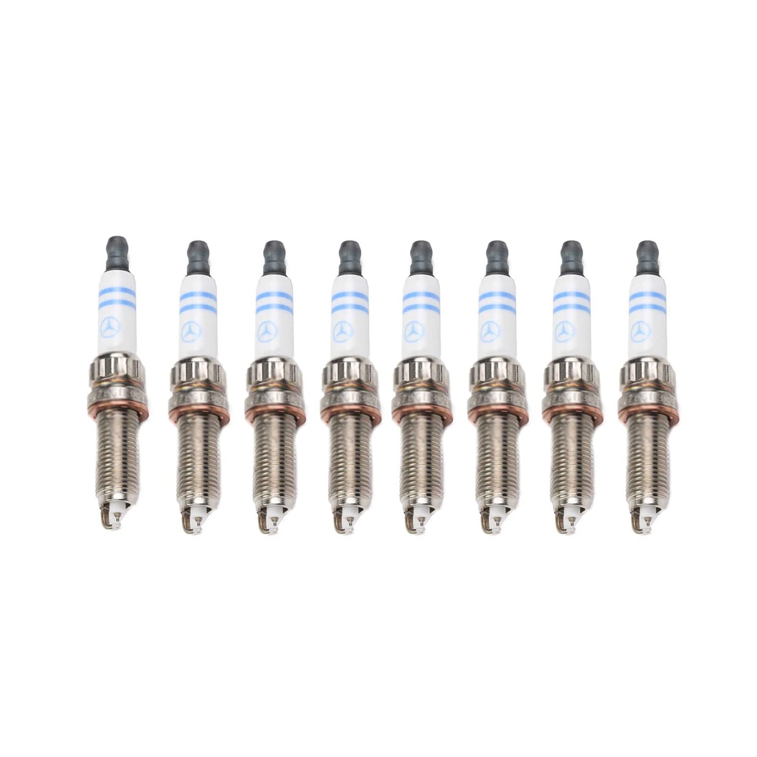 Genuine Set of 8 Spark Plugs for Mercedes-Benz C218 V212 S212 W222 X166 - High Performance Ignition Parts for Smooth Engine Operation & Fuel Efficiency