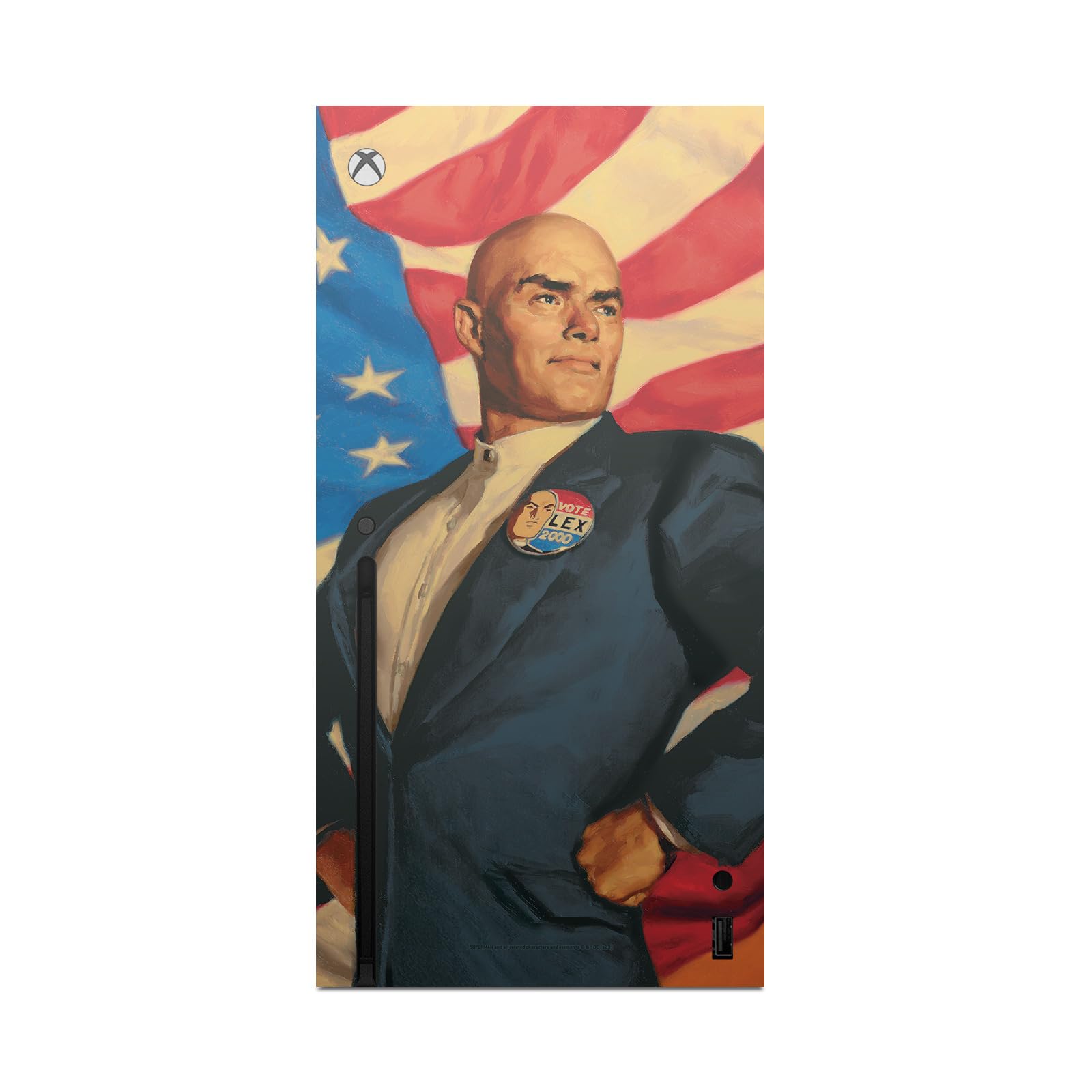 Official DC Comics Superman Lex Luthor Vinyl Sticker for Xbox Series X Console & Controller - Gaming Skin Decal Bundle | Perfect for Gamers & Collectors