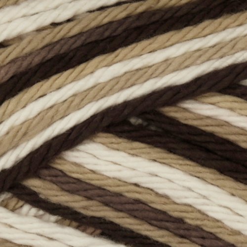 Lily Yarns Chocolate Lily Sugar 'n Cream Yarn Ombre (02014) - Soft Cotton Yarn for Crochet & Knitting Projects, DIY Crafts, Baby Blankets, Scarves, Hats