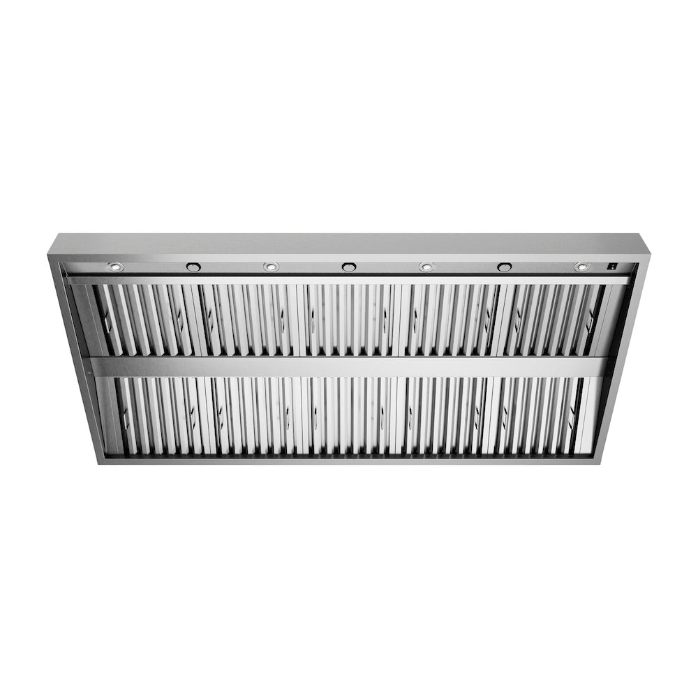 ZLINE 72-Inch Stainless Steel Under Cabinet Outdoor Grill Hood - Commercial Grade Range Hood for Kitchen, Patio, Backyard BBQ (Model GOU1 72) | Perfect for Outdoor Cooking, Entertaining & Smoke Ventilation