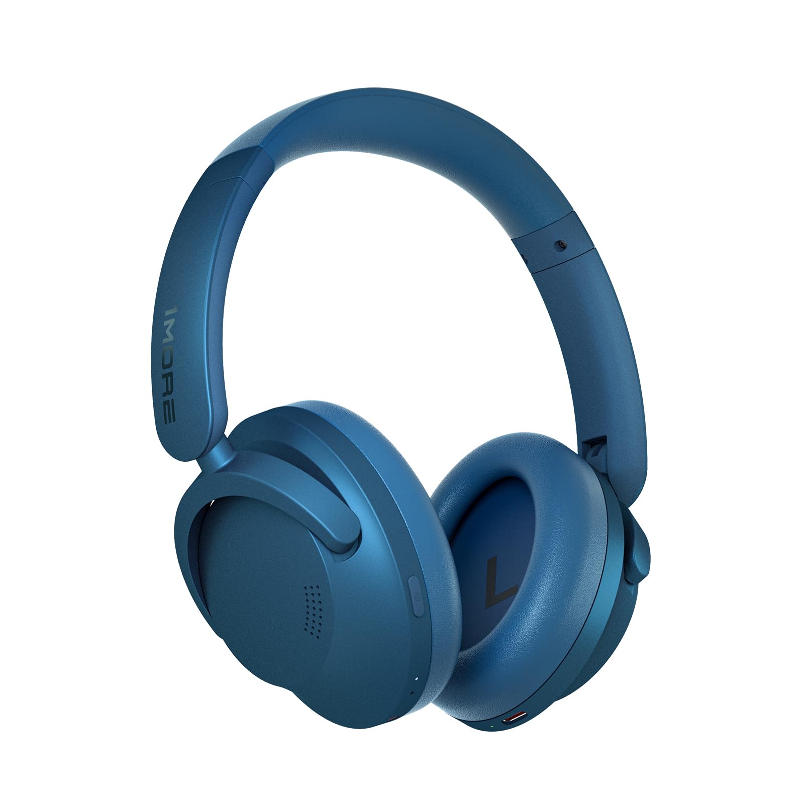 1MORE SonoFlow Active Noise Cancelling Wireless Headphones with LDAC & Hi-Res Audio - 70H Playtime, 5 Mics for Clear Calls, Bluetooth 5.0, Custom EQ via App - Perfect for Travel, Work & Music Lovers (Blue)