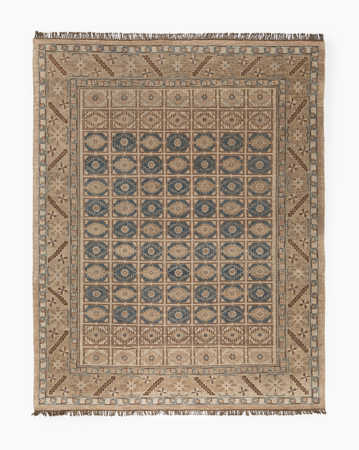 Hand Knotted Wool Rug by Nunez - Premium Handmade Area Rug for Living Room, Bedroom & Dining Room - Soft & Durable Home Decor