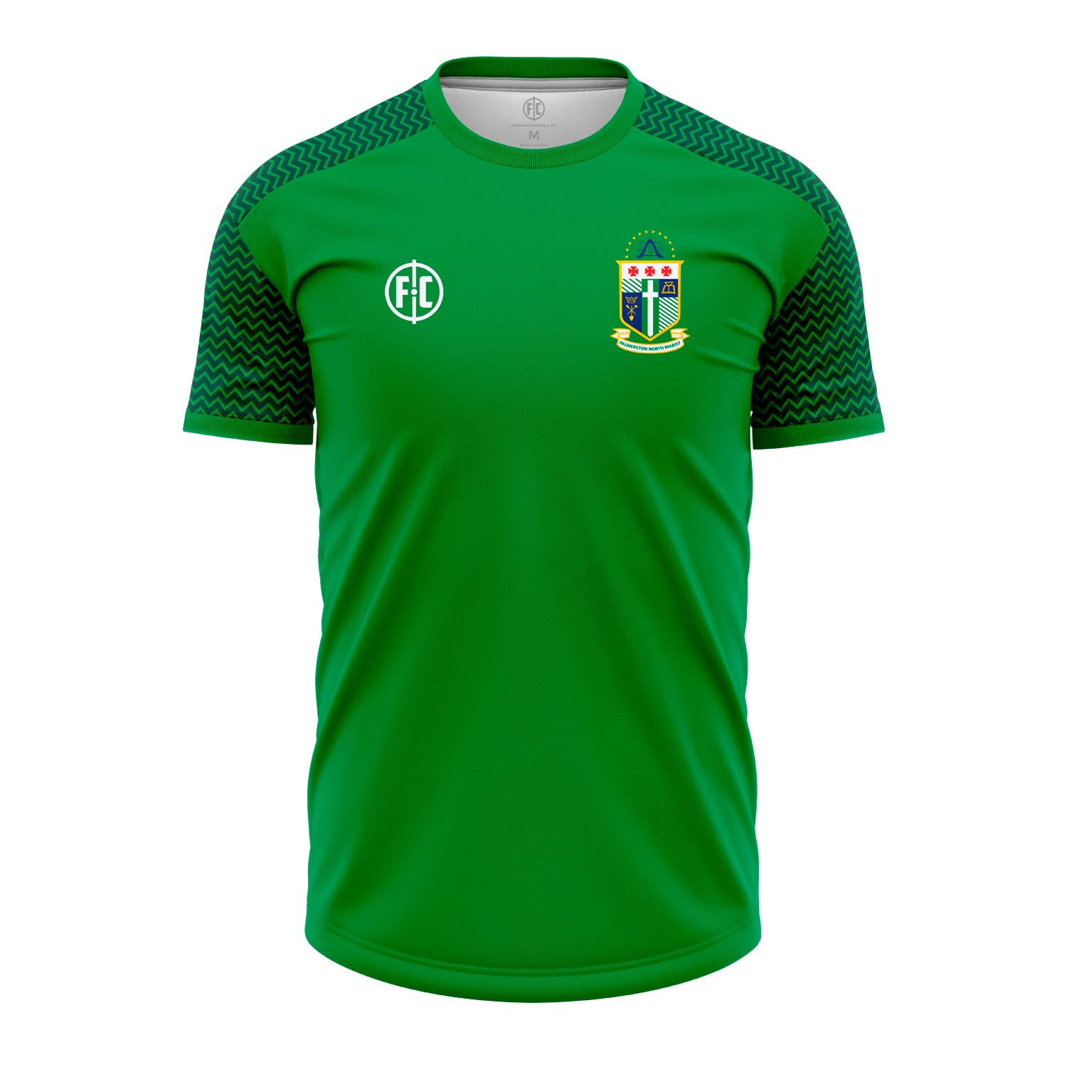 Palmerston North Marist Junior Club Pace Tee - Emerald Green Youth Sports Shirt for Rugby Training & Team Events
