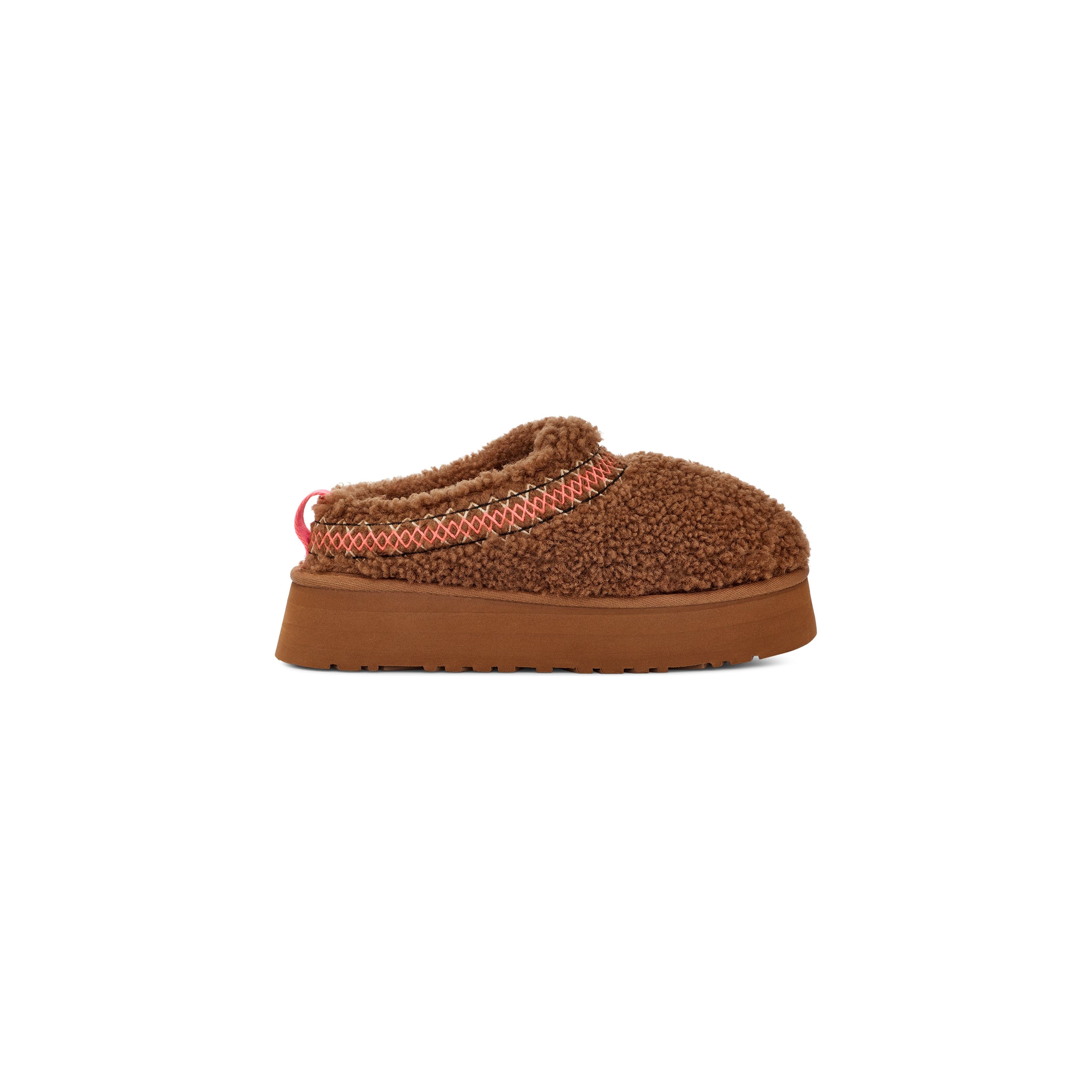 UGG Women's Tazz Braid Slippers in Hardwood - Cozy House Shoes for Winter Comfort & Indoor/Outdoor Wear