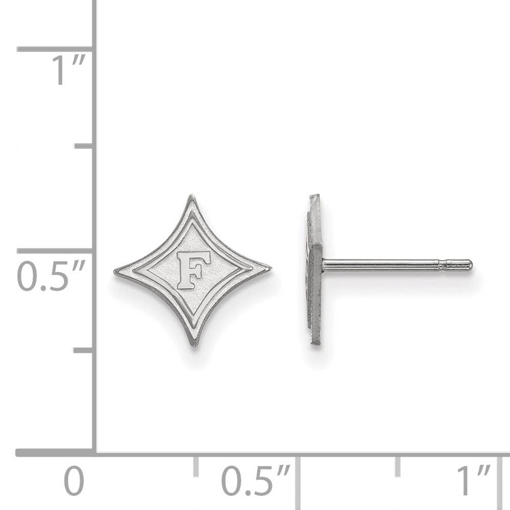 Sterling Silver Furman University XS Post Earrings - Elegant & Durable Jewelry for Graduation, Gifts & Everyday Wear
