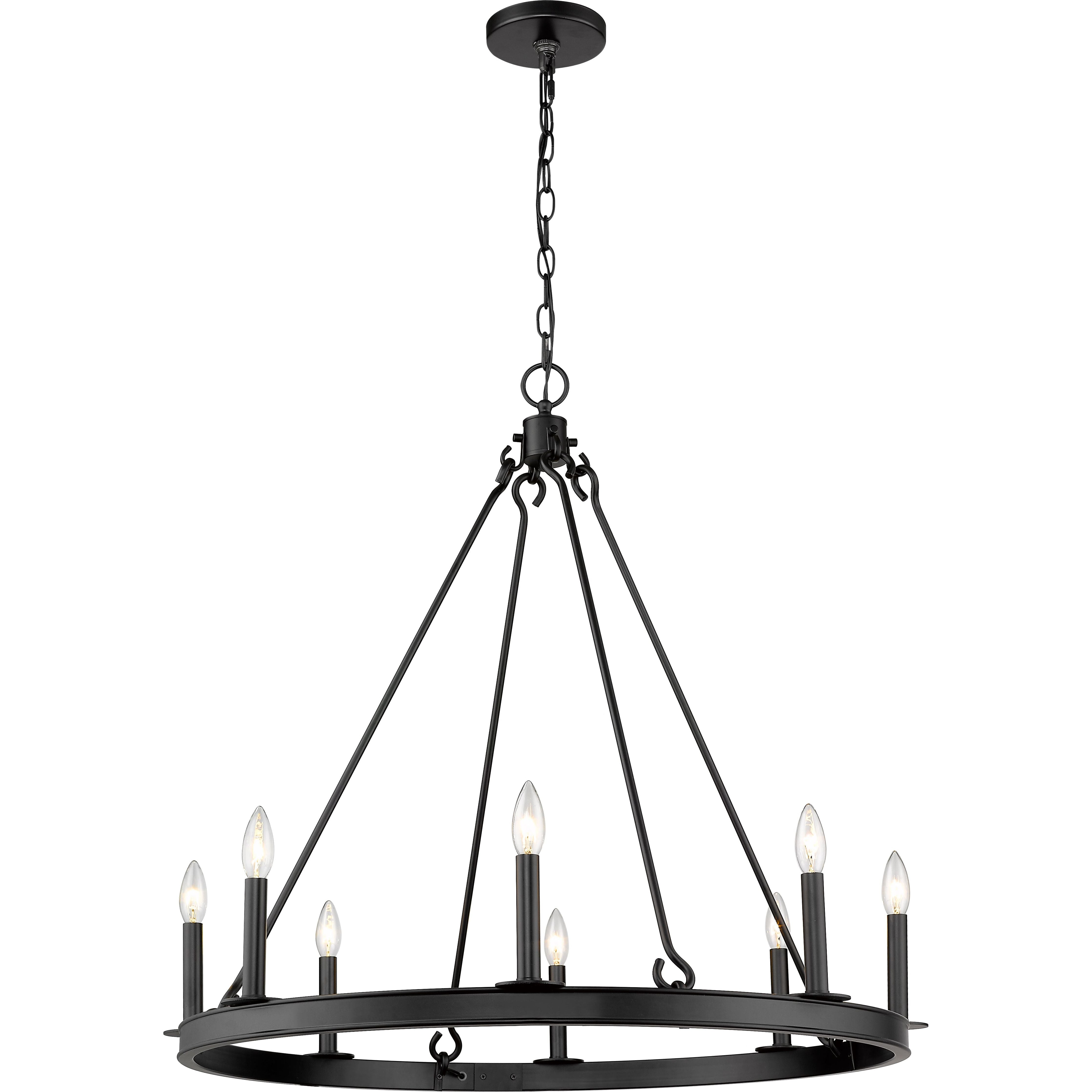 Barclay 8-Light Crystal Chandelier - Modern Elegant Ceiling Light Fixture for Dining Room, Living Room & Bedroom