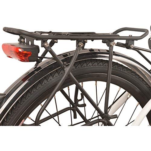 750W 48V 13Ah Step-Thru Electric Bike for Adults - Pearl White DJ City Commuter E-Bike with LED Lights, Fork Suspension & Shimano Gears - Perfect for Urban Commuting, Leisure Rides & Eco-Friendly Transportation
