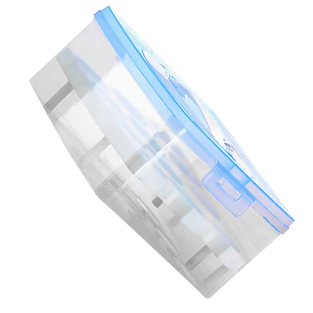 Stackable Plastic Egg Holder Organizer for Refrigerator - Double Layer Kitchen Storage Tray with Lids - Space Saving Fridge & Freezer Container (Random Colors) - Perfect for Farm Fresh Eggs, Meal Prep & Organized Kitchen Storage