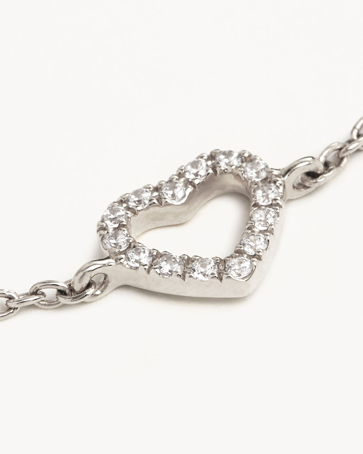 14K Solid White Gold Eternal Love Diamond Bracelet for Women - Elegant Stackable Tennis Bracelet for Anniversary, Wedding & Special Occasions