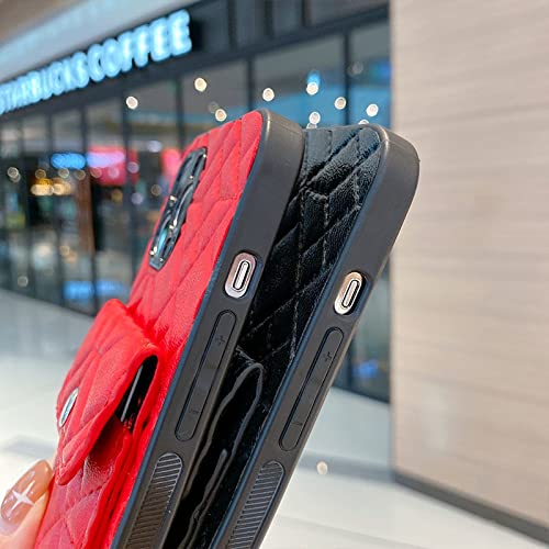Samsung Galaxy A52 5G Wallet Case for Women - Leather Crossbody Phone Purse with Card Slots, Wrist Strap & Shoulder Strap | Shockproof Protective Phone Handbag | Perfect for Shopping, Travel & Daily Use (Red)