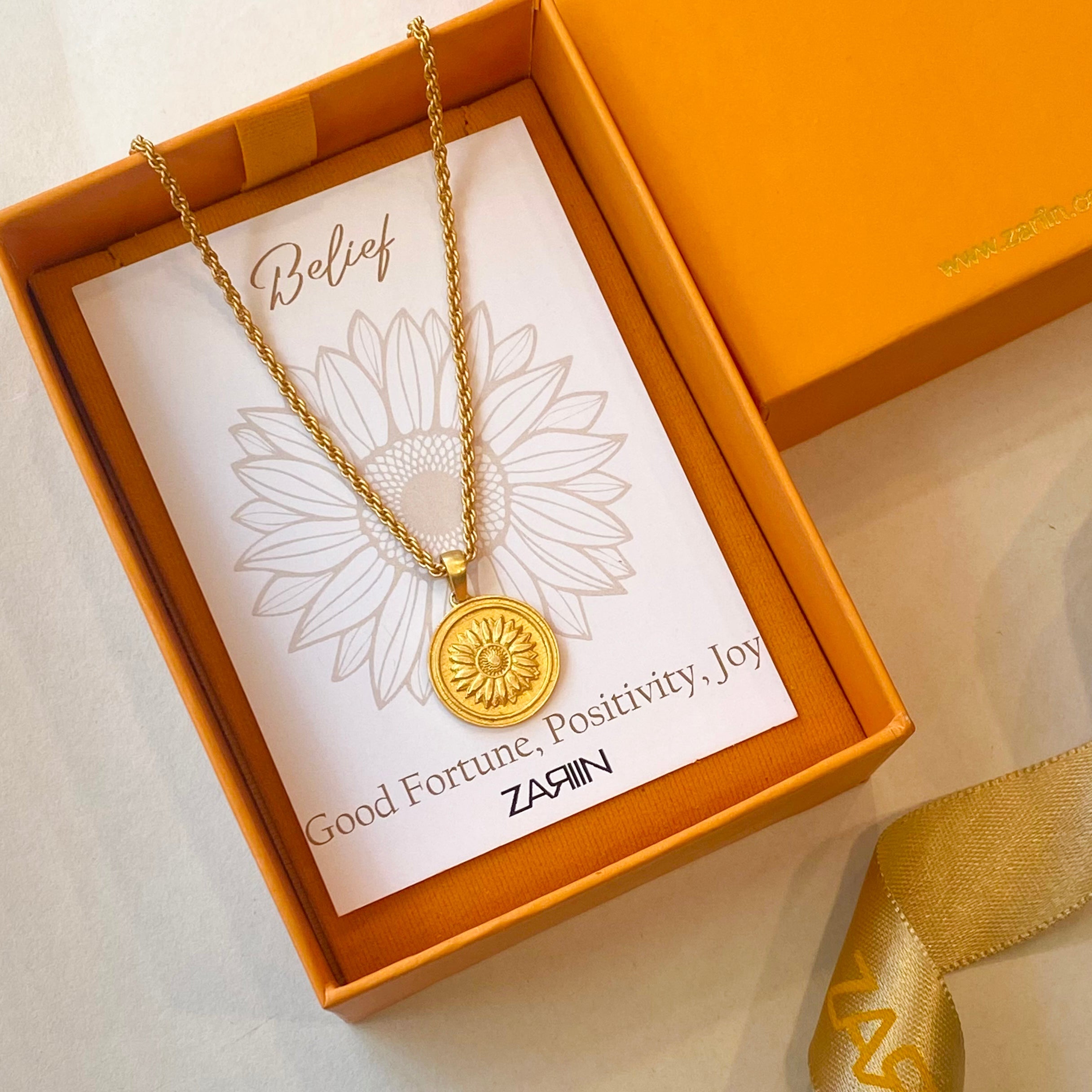 Power of Belief Coin Necklace - Spiritual Good Luck Charm for Protection & Success | Perfect for Meditation, Gifts & Positive Energy Jewelry