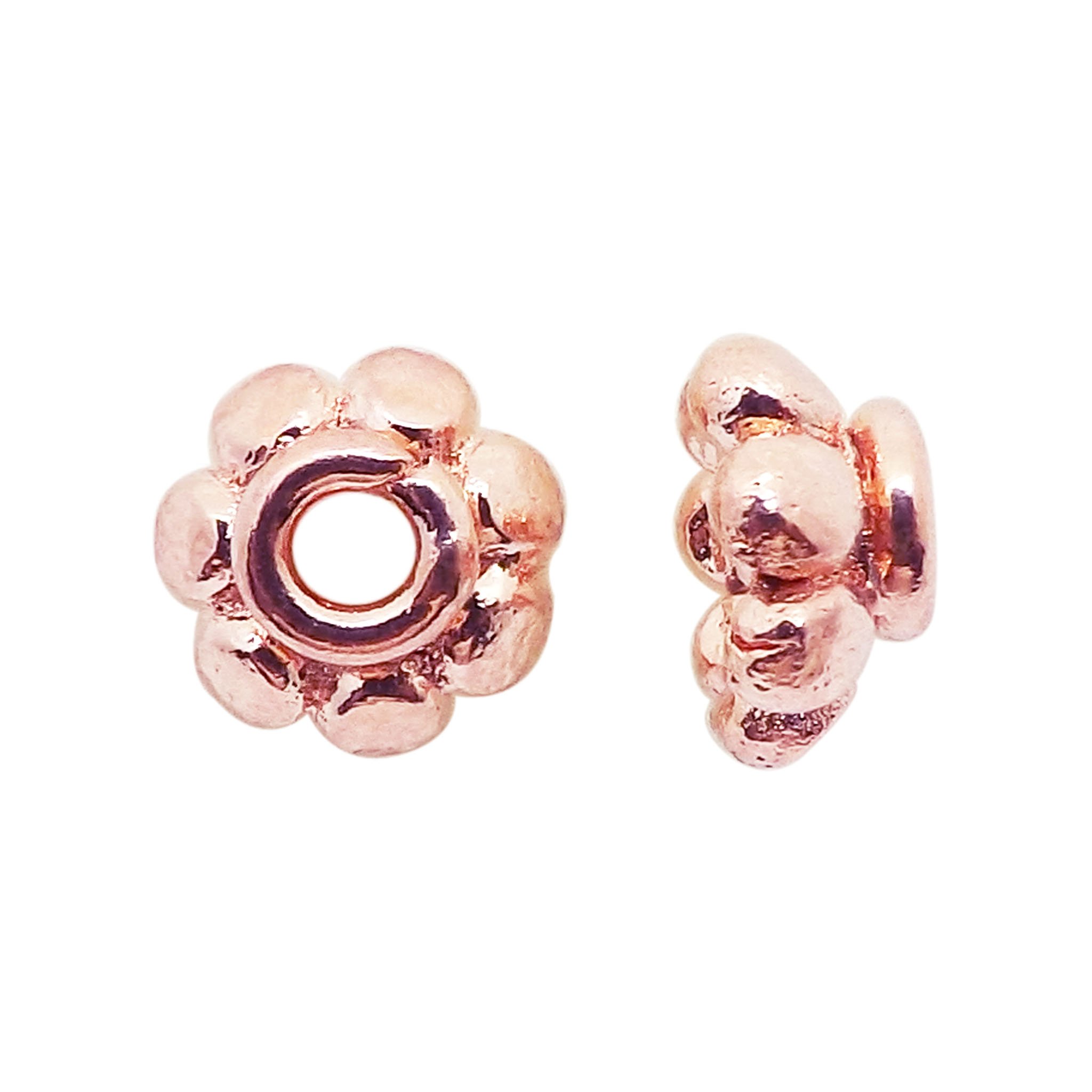 Rose Gold Overlay Spacers SRG-137-8MM - 8mm Earring Gap Filler for Cartilage, Helix & Tragus Piercings | Hypoallergenic Jewelry for Everyday Wear & Special Occasions